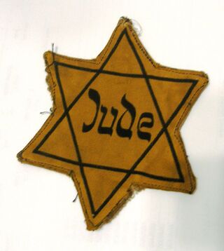 Davidova hvězda, kterou nosila Maud Stecklmacherová.